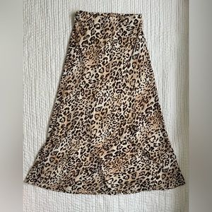 Cheetah maxi shirt